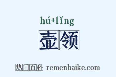 壶领是什么意思的图片